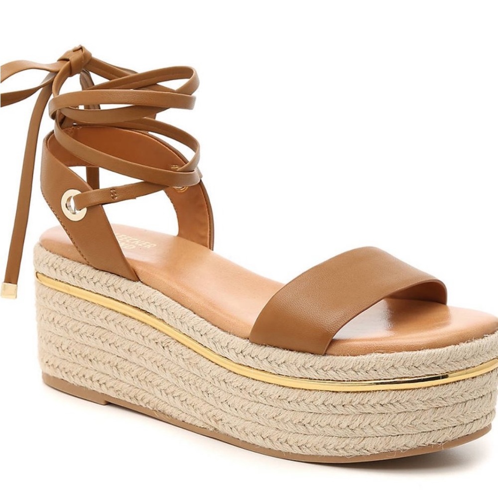 Bleecker & Bond Platform Espadrilles - Tan
